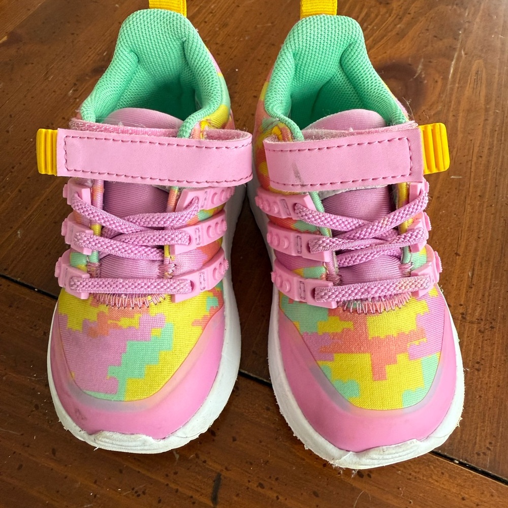 adidas Kids Sneakers in Pink and Yellow